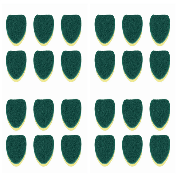 24 Pack Dish Wand Refills Sponge Heads, Dish Wand Brush Replacement Sponge Dish  Pads for Kitchen Cleaning Brush
