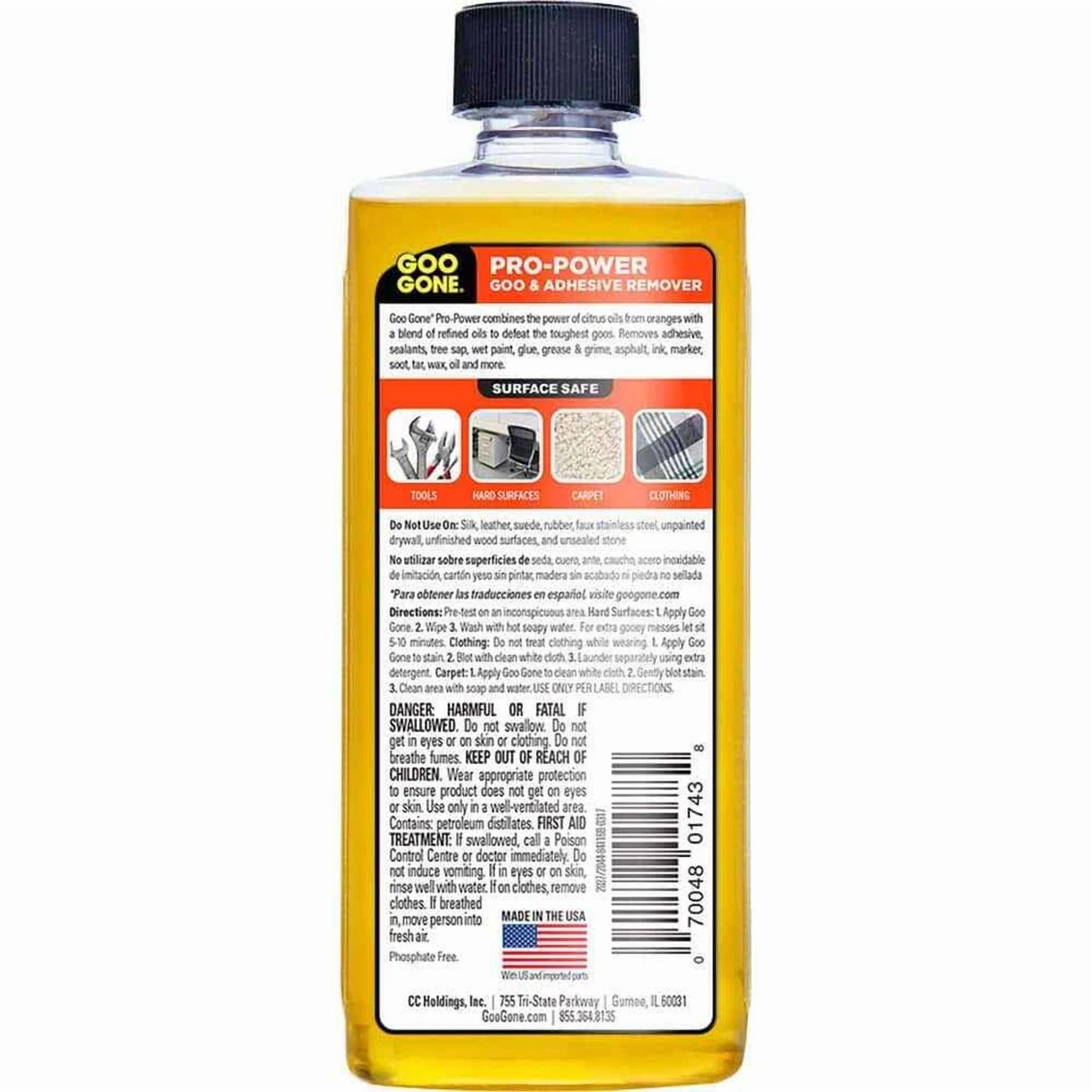 CRESTIN- 8 Oz. Pro Power Adhesive Remover