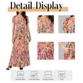 thumbnail image 5 of Cuteduck Women's Maxi Dresses Short Sleeve Long Casual Dresses Loose Plain with Pockets S-XXL, 5 of 9