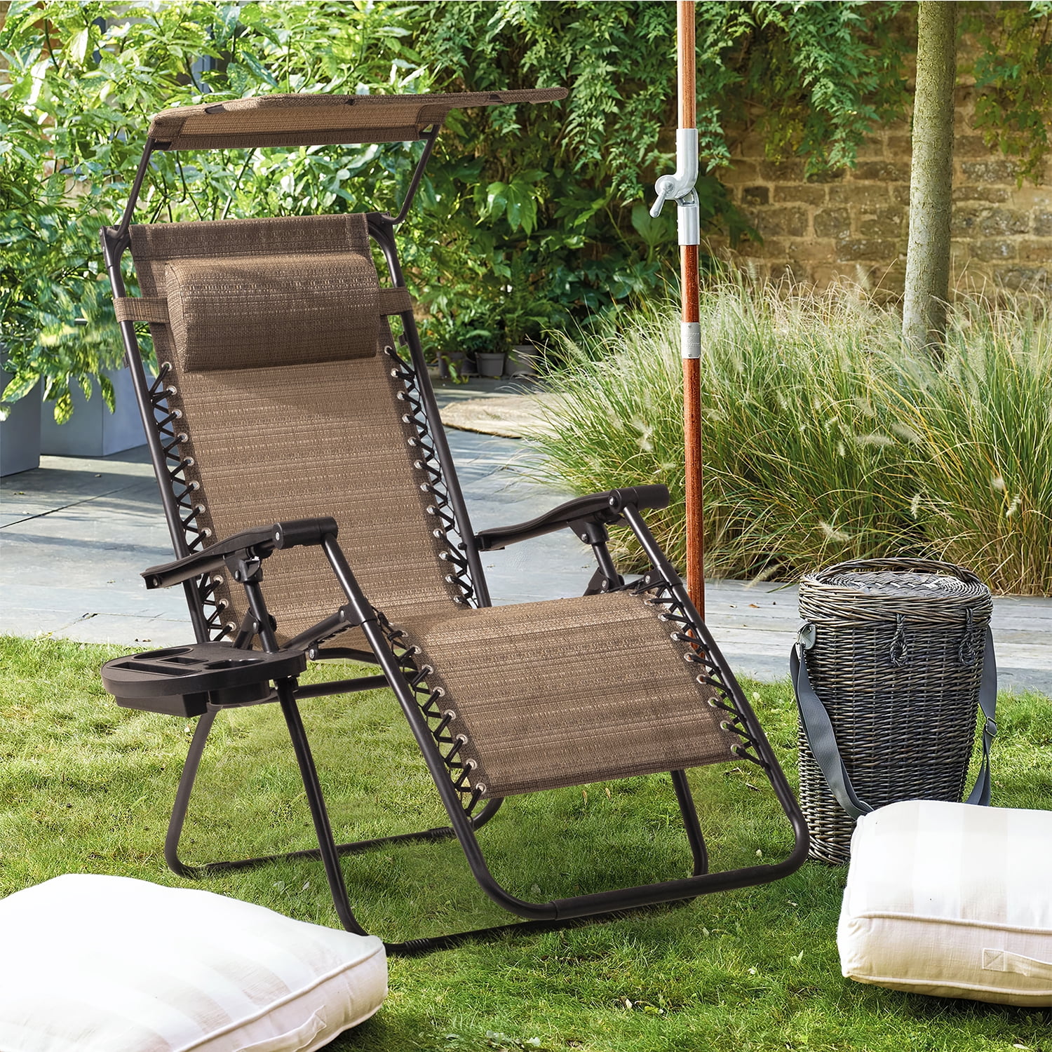 monaco zero gravity reclining garden chair
