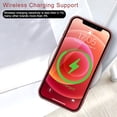 thumbnail image 5 of for iPhone 12 Case Cute Slim Shockproof Phone Case with Wireless Charging Support and Protection, Red, 5 of 14