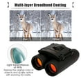 thumbnail image 5 of 30x60 Day Low Light Night Visible Binoculars Mini Pocket Binoculars Foldable Waterproof Small Telescope with Carry Bag for Kids Adults Travel Birthday Christmas Gift, 5 of 8