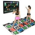 LYTiang Double Dance Mat Wireless Play Mat,Cordless Foldable TV