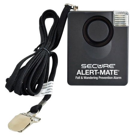 Secure Safety Solutions Alert-Mate Pull Cord Chair & Bed Alarm - Elderly Fall Prevention, Dementia Patient Monitoring, Know When They Get Up