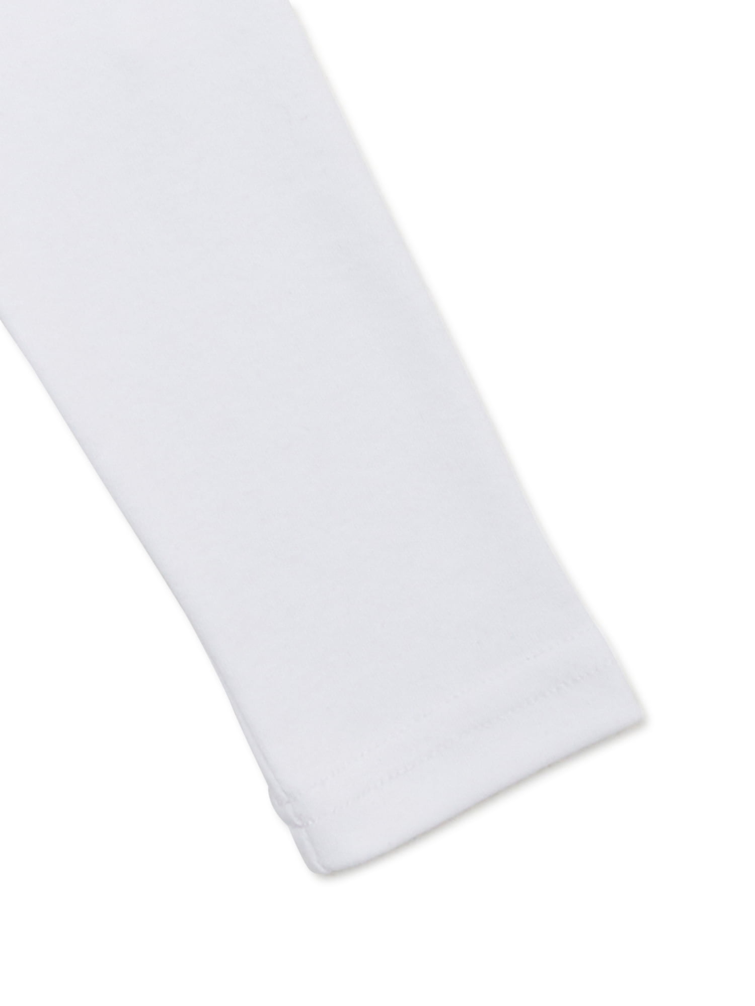 Wonder Nation Toddler Girls School Uniform Long Sleeve Interlock Polo Shirt, 2-Pack