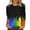 Green, variant on Towmus Plus Size 3/4 Sleeve Tops For Women,Women'S Casual 3/4 Sleeve T-Shirts Round Neck Blouses Loose Fit Pullover Shirt Cute Tunic Tops Basic Tees