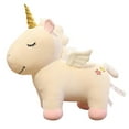 thumbnail image 2 of hirigin Plush Toys, Cartoon Unicorn Shaped Doll Stuffed Toys Throw Pillow, 2 of 4