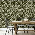 thumbnail image 5 of S4Sassy Peel & Stick Vinyl Wallpaper, Floral Wall Paper Contact Paper Waterproof- Green, 25"x60", Removable Asian Style Covering for Home Decor in Bedrooms & Living Areas, 5 of 9