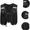 Black, variant on Running Hydration Vest Backpack, Lightweight Breathable Running Vest Pack with Water Storage for Marathon, Trail Running, Hiking, Cycling
