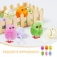 thumbnail image 2 of KAKOWELY 24 pollitos de Pascua de juguete, decoración de Pascua, mini pollitos de Pascua de peluche, decoraciones de Pascua, 2 of 5