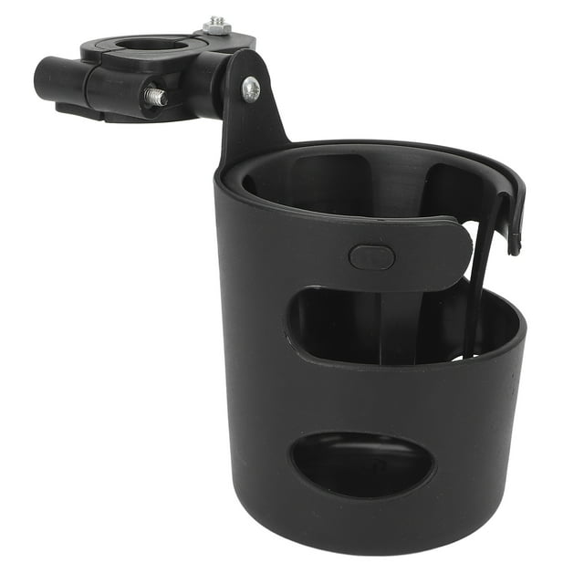 Portavasos multifuncional universal para botellas de agua, ideal para sillas de ruedas y scooters de movilidad.