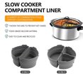 thumbnail image 4 of Silicone Slow Cooker Liners Food Grade Silicone Slow Cooker Slow Cooker Dividers Double Slow Cooker A, 4 of 5