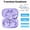 Bright Purple, variant on Real-Time AI Translation Earbuds, a 3-In-1 Device with Wireless 5.4, Capable of Translating 156 Languages for Both Ios And Android, Ideal for Travel, Business, And Learning