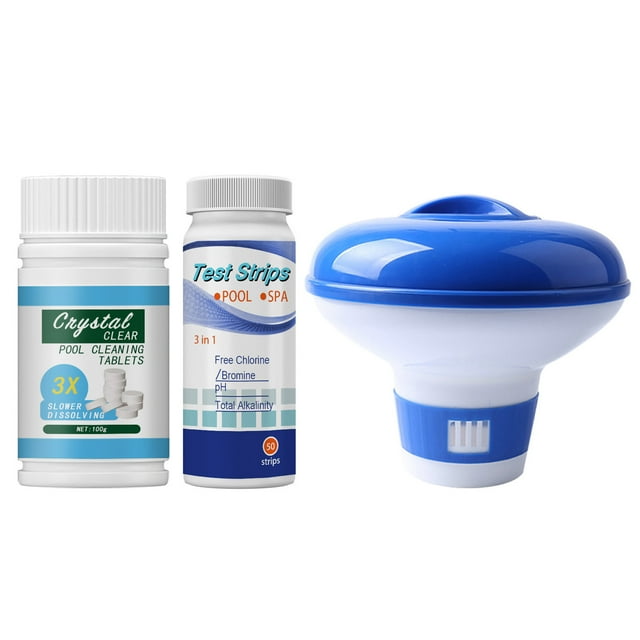 Trousse de Démarrage Chimique pour l'Ouverture de Piscine - Comprimés de Nettoyage pour Piscine