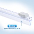 thumbnail image 4 of PATIKIL 8pcs Plastic Wrap Cutter, 12in Plastic Wrap Slide Cutter Snap Card Slot Installation Replacement for Aluminum Foil Wax Paper Parchment Paper Wrap Dispenser, White, 4 of 6