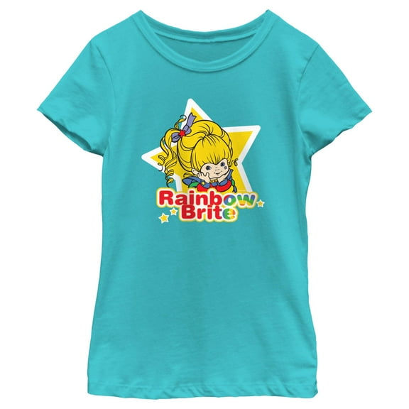 Girl's Rainbow Brite Star Portrait Graphic T-Shirt