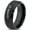 Black Bevel Tungsten, variant on Tungsten Gamer Typography Writing Band Ring 8mm Men Women Comfort Fit Black Dome Polished