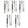 thumbnail image 1 of Shisuyan 15 Pcs Rallonge de Crayon en Acier Inoxydable Support de Crayon en Bois Rallonge de Crayon, 1 of 9