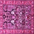 thumbnail image 1 of Ahgly Company Indoor Square Persian Pink Traditional Area Rugs, 4' Square, 1 of 4