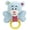 Blue, variant on Pet Life ® 'Paci-Plush' Plush Squeaking and Rubber Teething Newborn Puppy Dog Toy