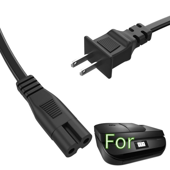 K-MAINS 5ft AC Power Cable Cord Replacement for HP OfficeJet 4650 All-in-One Printer Charger Supply