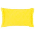 thumbnail image 2 of SAFAVIEH Sorena Geometric Lumbar Pillow, 12" x 20", Yellow, 2 of 3