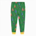 thumbnail image 5 of NOLDARESGirls Christmas Pajamas Toddler Boy Kids Holiday Jammies Set PJS Winter Sleepwear Children Clothes X104-Green, 5 of 5