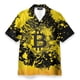 thumbnail image 2 of Camisa hawaiana de gran tamaño con solapa y estampado 3D de Bitcoin para hombre y mujer, camisas cortas de playa para hombre y mujer, 2 of 5