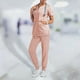 thumbnail image 1 of Conjunto de Ropa de Trabajo de Enfermera Colcomx Rosa S, 1 of 8
