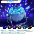 thumbnail image 1 of Planetario Galaxy Night Light proyector 360 ° ajustable Star Sky lámpara de noche para dormitorio hogar niños regalo de cumpleaños, 1 of 4