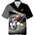 thumbnail image 5 of Personalized Billiard Hawaiian Shirt Button Down Custom Billiard Stick 8 Ball Pool Billiard Team Gift for Billiards (Pink, 3XL), 5 of 8