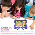 thumbnail image 2 of Dteck Case for Fire HD 8 / HD 8 Plus (12th/10th Gen,2022/2020), Butterfly Case with Kickstand Light EVA Full Boby Drop Protective Rugged Shockproof Kid-Proof Fire HD 8 Case for Kids,Purple, 2 of 7