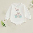 thumbnail image 2 of Gerichy Baby Clothes Bubble Romper Baby Boy Cute Cartoon Embroidery Long Sleeve Sweatshirt Bodysuit Fall Winter Outfit 0-18 Months, 2 of 4