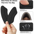 thumbnail image 3 of Heel Grips Liner Cushions Inserts for Loose Shoes, Heel Pads Snugs for Shoe Too Big Men Women, Filler Improved Shoe Fit and Comfort, Stop Heel Slip and Blister (4 Pairs) (H Pale Apricot+Black), 3 of 6