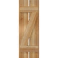 thumbnail image 5 of 11 1/4"W x 32"H TimberCraft Two 5 3/8" Boards Spaced Board-n-Batten Shutters w/Z-Bar, Rough Sawn Western Red Cedar (Per Pair), 5 of 13