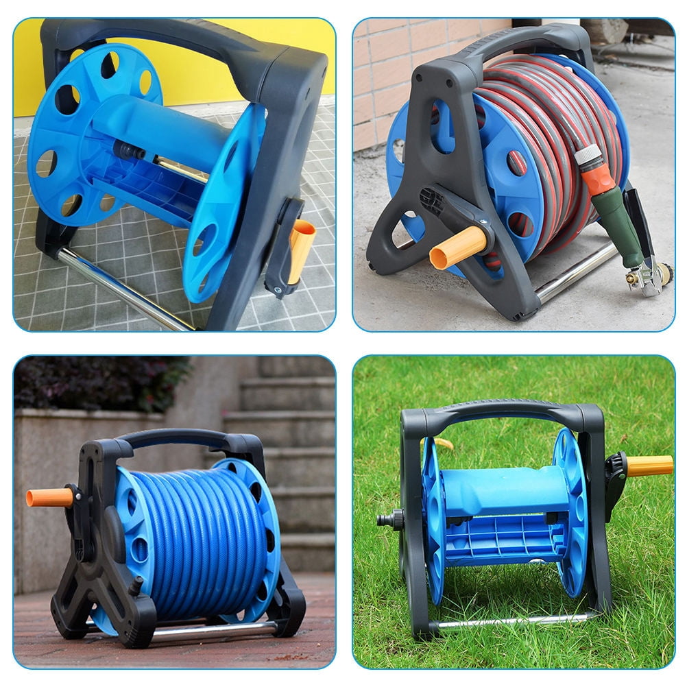 WRISTBIQUE Heavy Duty Water Hose Reel for Garden Use with Compact Size and Strong Construction