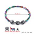 thumbnail image 3 of Fiudx Ofertas Flash Del Día tobillera Magnética De Hematita Fina, tobillera Magnética, Pulsera tobillera De Hematita, Pulsera Para Perder Peso Para Hombres Y Mujeres, tobillera De Piedra, 3 of 6