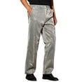 thumbnail image 4 of Pantalones Brillantes INSPIRE CHIC para el Día del Padre, Ajuste Slim para Hombres, Pantalones de Disco con Brillo para Fiestas de Baile, Color Gris Claro 28, 4 of 6