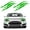 Green, variant on 2PCS Claw Mark Decals for Cars,Car Hood Decal Scratch Stripe Auto Headlight Decal Marks ，Waterproof Vinyl Headligh Sticker for Sports Cars, SUVs, Pickups, Motorcycles(Black)