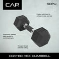 thumbnail image 5 of CAP Barbell Coated Dumbbells, Single, 35 Pounds, 5 of 7