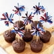 thumbnail image 1 of Palillos Decorativos Festivos para Postres, Cupcakes, Pasteles y Sándwiches: Decoraciones para Fiestas Del Día de La Independencia, Palillos para Cócteles con Forma de Hamburguesa y Brocheta de Fruta, 1 of 6