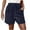 Dark Blue1, variant on ABATAB Wide Leg Shorts for Women Comfy Elastic Waist Shorts Casual Drawstring Summer Pull on Shorts with Pocketss