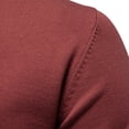thumbnail image 4 of Breezora Mens Cotton V Neck Knit Sweater Breathable Lightweight Pullover Classic Casual Fall Top XXL Size Red, 4 of 4