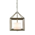 thumbnail image 4 of Golden Lighting 2073-Sf Smyth 3 Light 12" Wide Semi-Flush Ceiling Fixture - White, 4 of 7