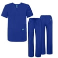 thumbnail image 1 of Adar Mens Medical Scrubs Set Medical Uniforms - Roomy Fit (30 Colors), 1 of 7