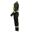 thumbnail image 5 of Flame Resistant FR High Visibility Hi Vis Coverall - 88% C/12% N (X-Large, Black), 5 of 8