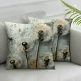 thumbnail image 3 of Set of 2, dandelions spider metal surface Throw Pillow Cushion Case, Zip Closure Without Pillow Inserts Home Furnishing, 3 of 8