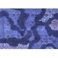 thumbnail image 1 of Ahgly Company Indoor Rectangle Abstract Blue Modern Area Rugs, 2' x 4', 1 of 4