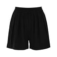 thumbnail image 6 of Lenago Running Shorts for Women Casual Women's Swim Trunks Fast Dry Bathing Suits with Drawstring Trendy Summer Beach Shorts Summer Vacation Beach Fashion Plus Size Black XL, 6 of 6