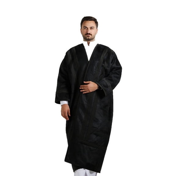 Farwa Classic - Warm Winter Coat - Cloak Arab Dress - Men’s Khaleejy Islamic Arabian High-Quality Farwa – 4 Different Colors